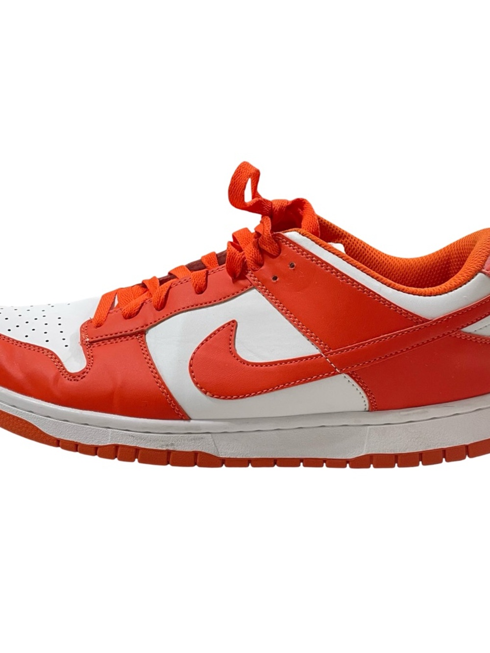 2019 Nike Dunk Low SP Syracuse Size 12 Orange & White Shoes (Retail $100)